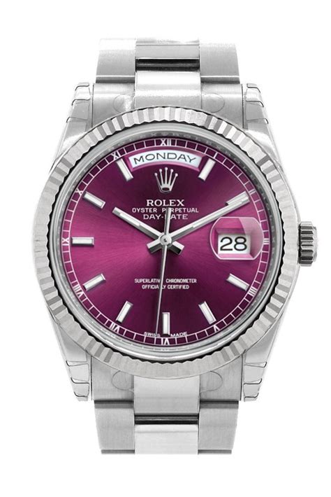 rolex day-date cherry dial price|rolex day date 36 price.